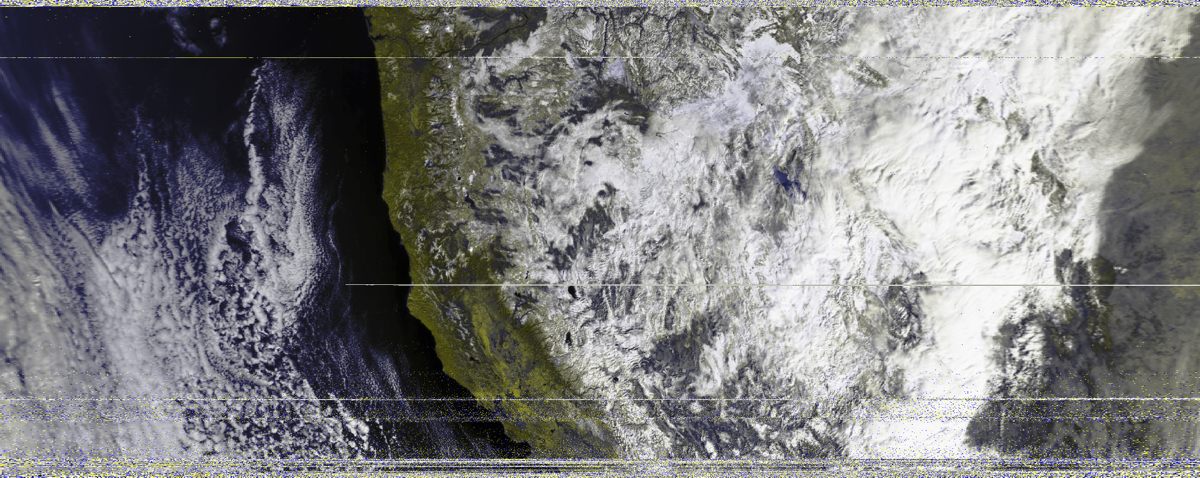 HRPT received from NOAA 18 on 2022-02-23